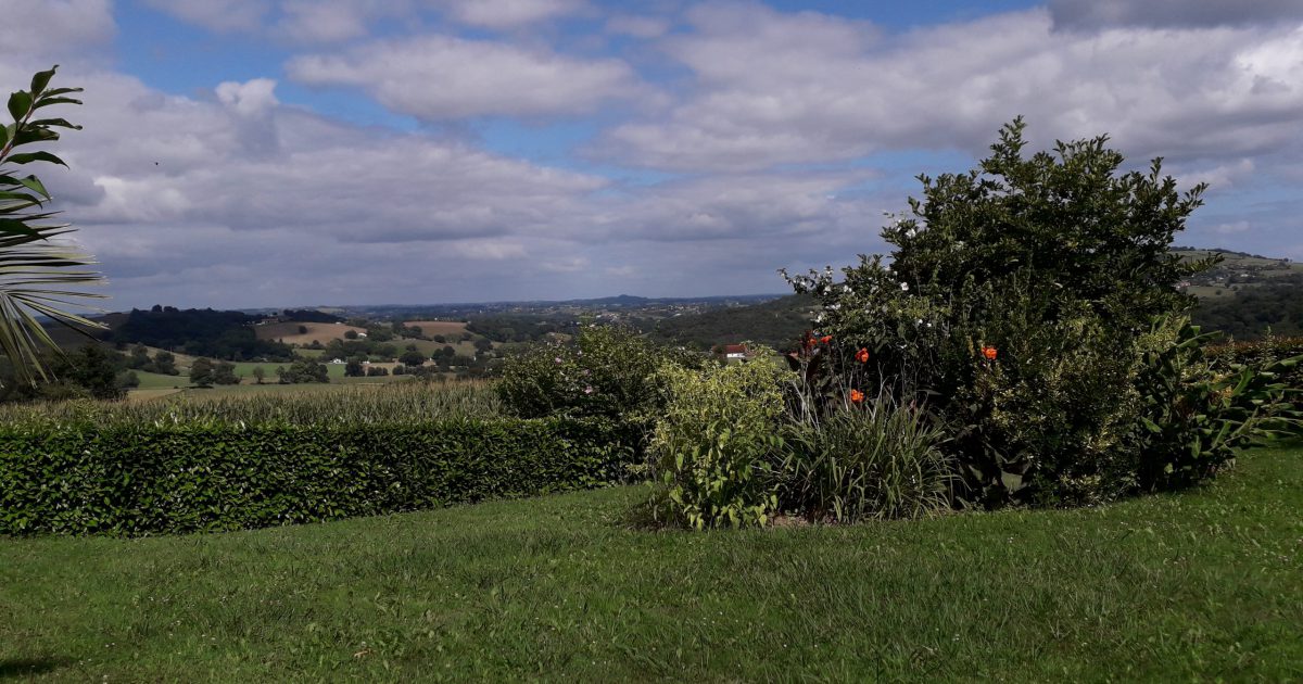 Vue Gîte Jauberria